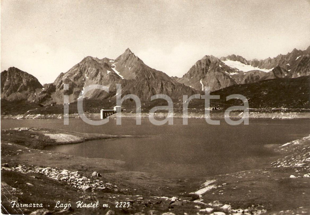 Cartolina originale da collezione 1960 FORMAZZA (VB) Panorama con LAGO KASTEL *Cartolina FG VG 1
