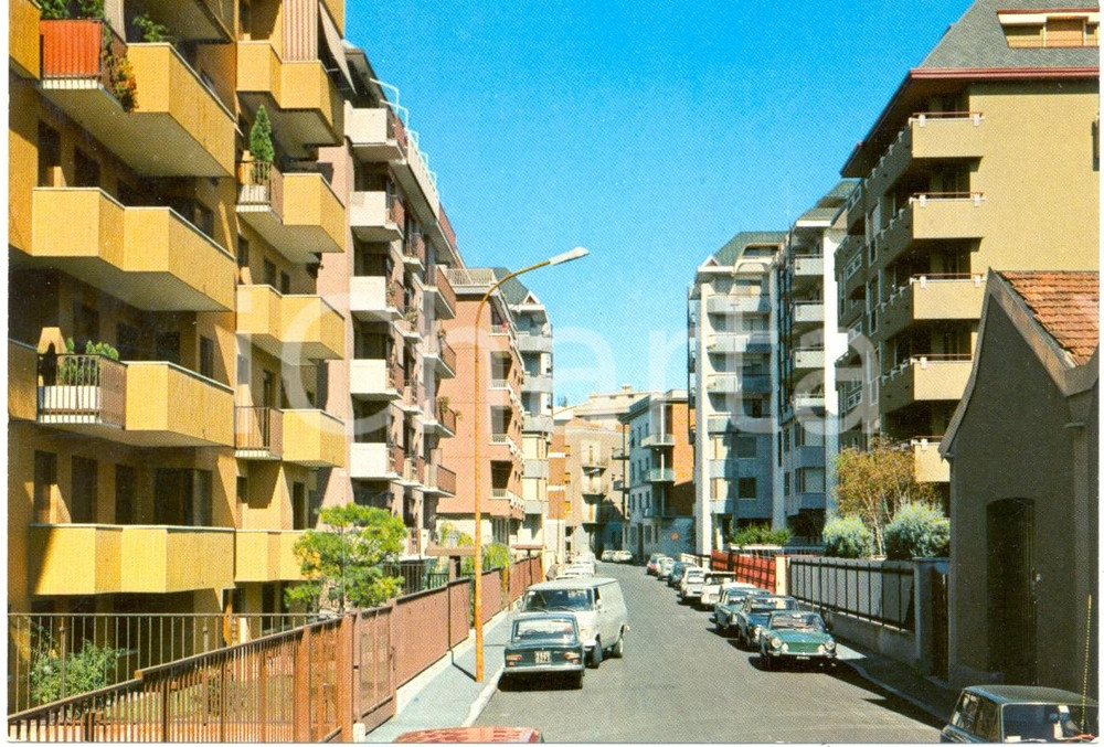 Cartolina originale da collezione 1965 ca BUSTO ARSIZIO (VA) La nuova Via Giuseppe CASTIGLIONI *Cartolina FG NV 1