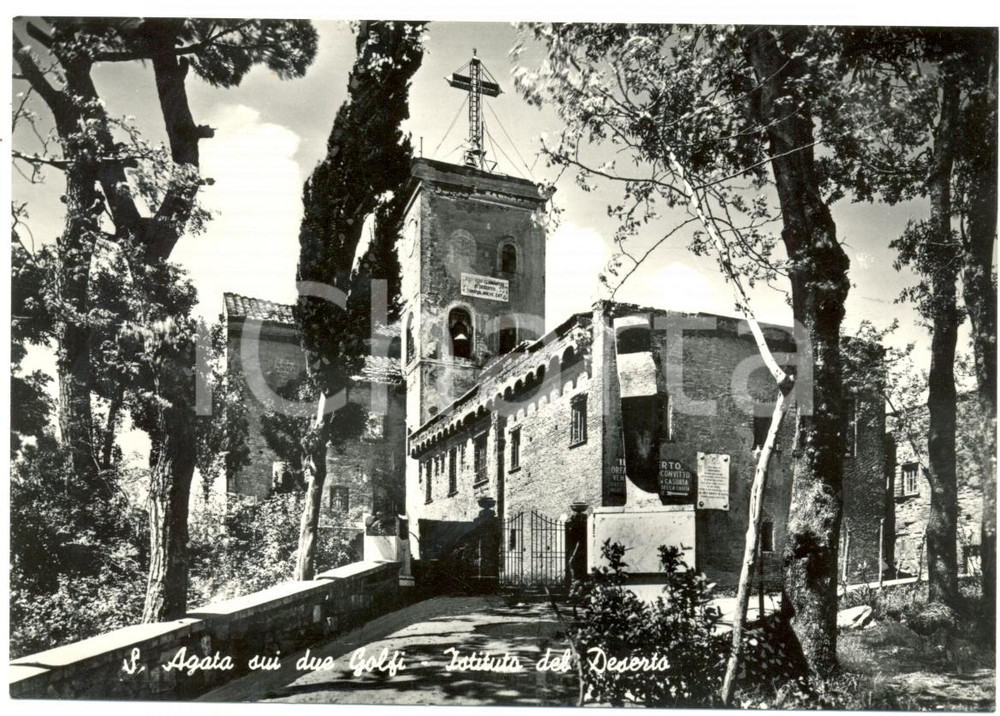 Cartolina originale da collezione 1950 ca SANT AGATA SUI DUE GOLFI NA Istituto del DESERTO Cartolina FG NV 1