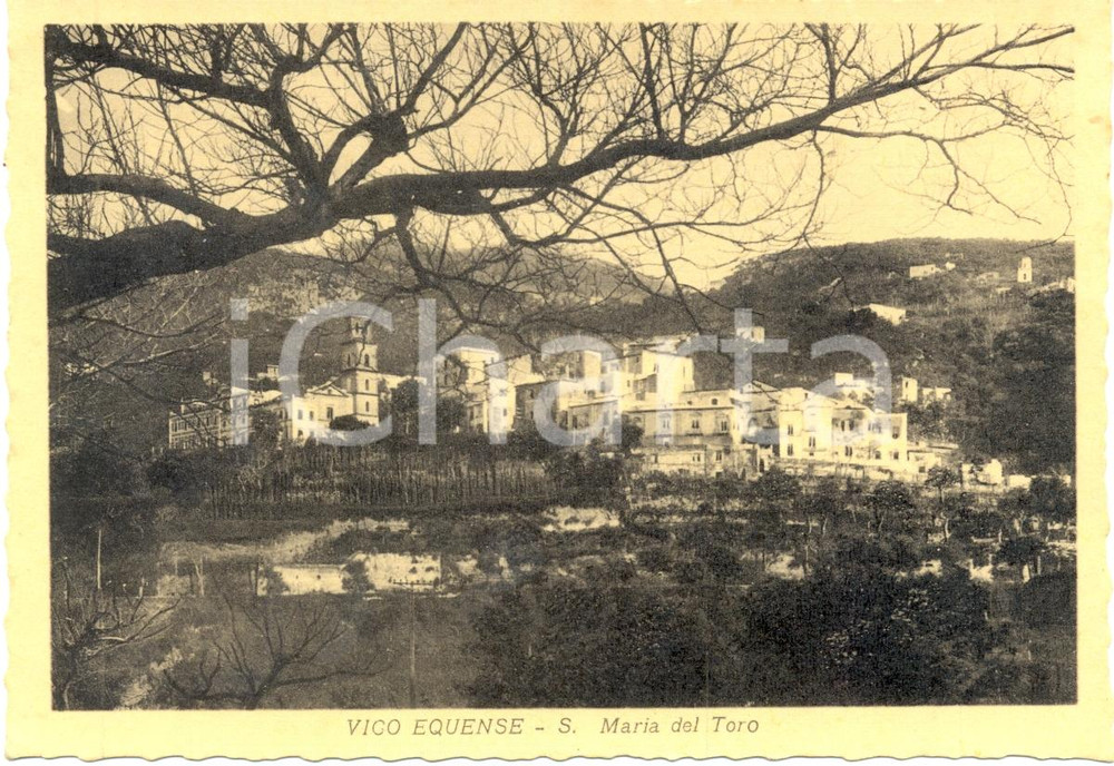 Cartolina originale da collezione 1945 ca VICO EQUENSE NA Chiesa SANTA MARIA DEL TORO Cartolina FG NV 1