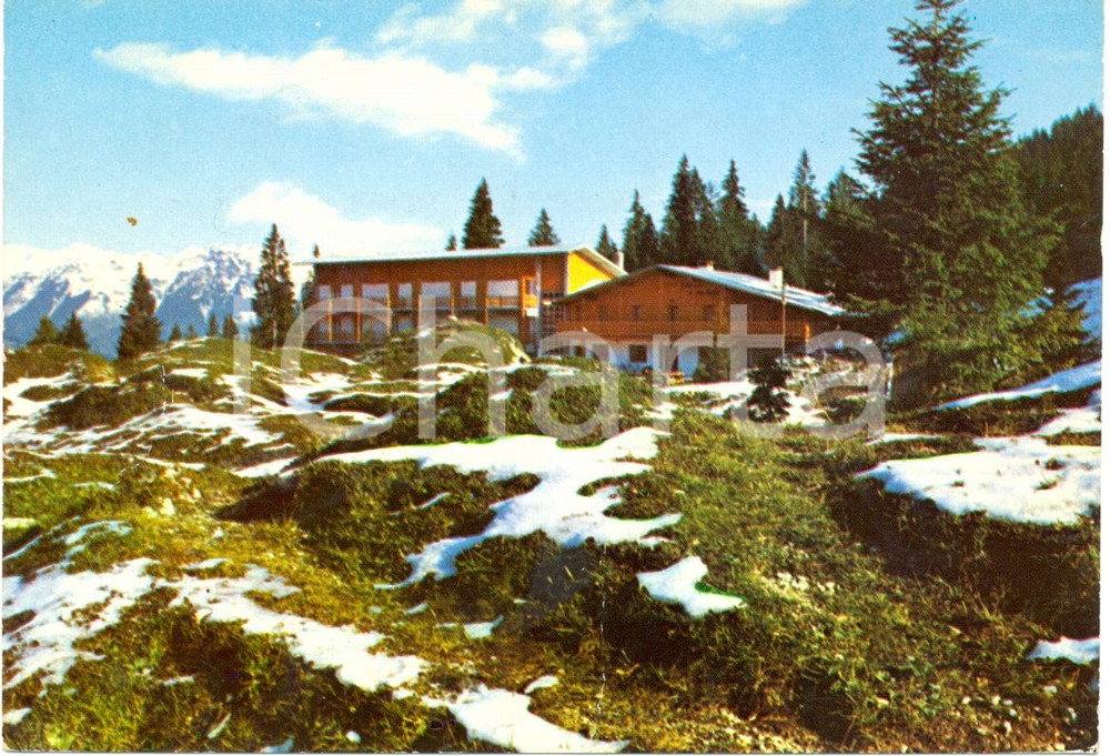 Cartolina originale da collezione 1974 AMPEZZO (UD) PASSO DEL PURA Rifugio albergo TITA PIAZ *Cartolina FG VG 1