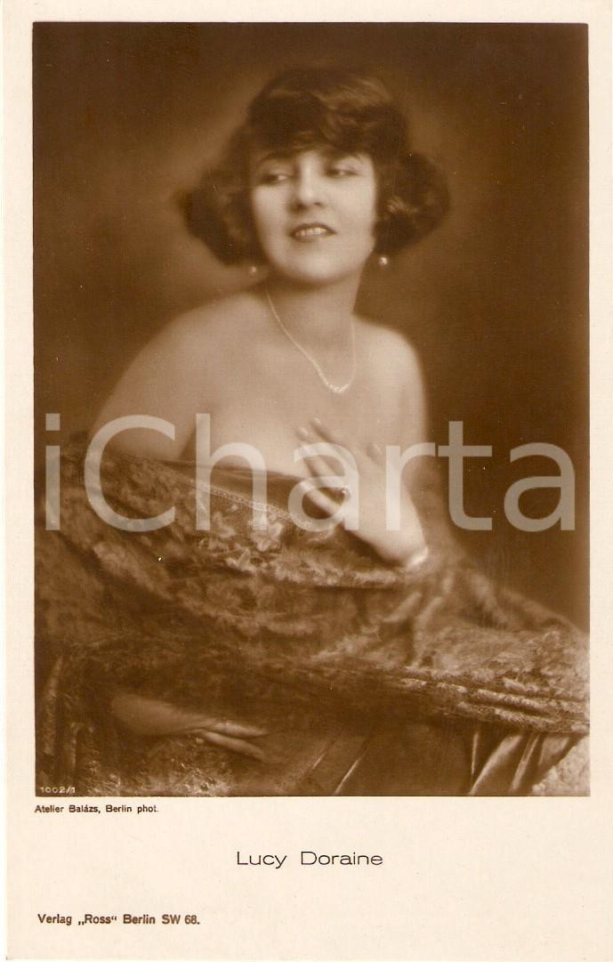 Cartolina originale da collezione 1925 ca CINEMA Actress Lucy DORAINE Portrait Cartolina FP NV 1