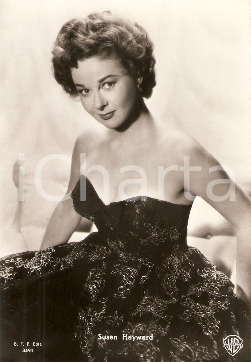 Cartolina originale da collezione 1957 SI SIGNOR GENERALE! Susan HAYWARD nel film di H.C. POTTER Cartolina FG NV 1