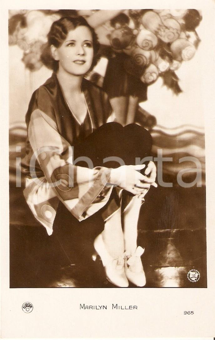 Cartolina originale da collezione 1935 ca CINEMA Actress Marilyn MILLER Portrait Cartolina FP NV 1