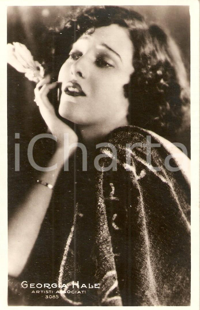 Cartolina originale da collezione 1925 ca CINEMA Actress Georgia HALE Portrait Cartolina FP NV 1