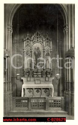 Cartolina originale da collezione 1950 TORINO Parrocchia SANTA MARIA Altare SAN GIUSEPPE 1