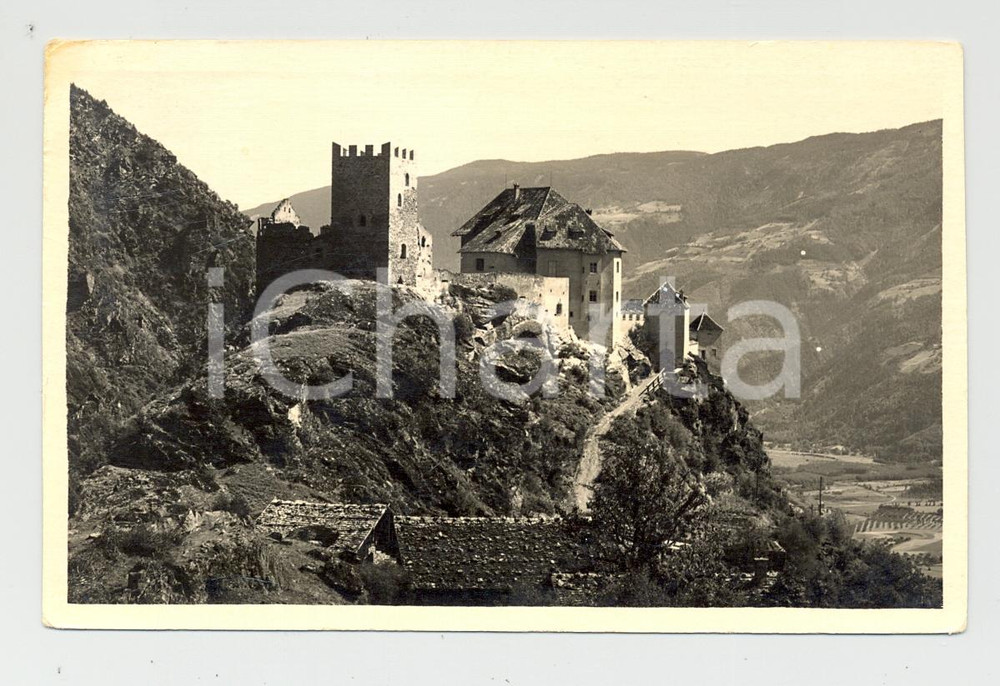 Cartolina originale da collezione 1923 CASTEL JUVAL - VAL VENOSTA - Old postcard 1