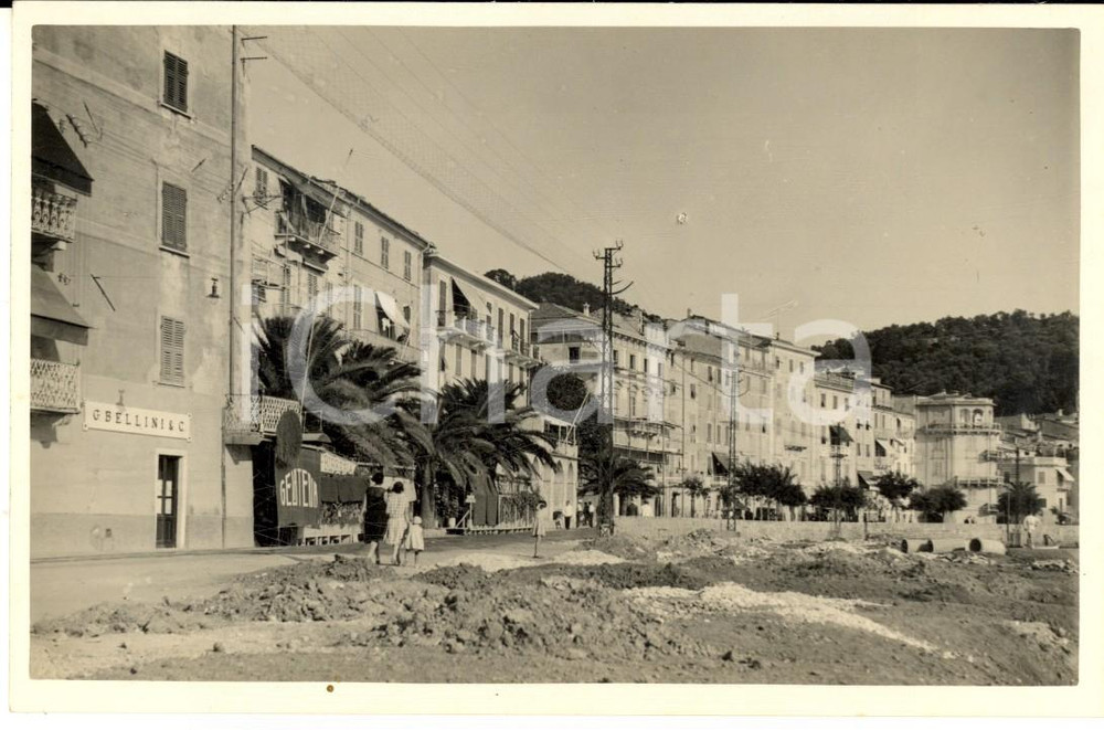 Cartolina originale da collezione 1920 ca LERICI (SP) Inizio dell'ampliamento di VIA ROMA *Cartolina postale FP NV 1