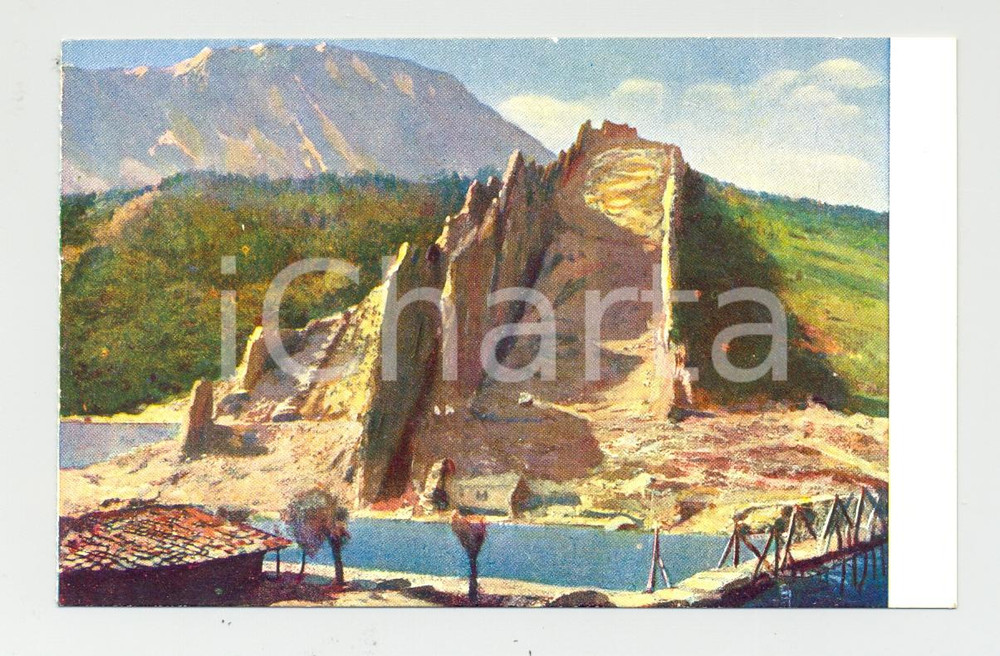 Cartolina originale da collezione 1925 ca BULGARIA Panorama monti balcanici - Opera PRO ORIENTE *Cartolina FP NV 1
