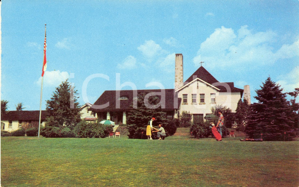 Cartolina originale da collezione 1970 ca ALTOONA USA Veduta esterna del Country Club Cartolina FP NV VINTAGE 1