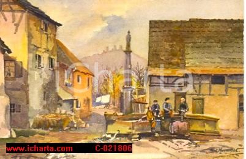 Cartolina originale da collezione 1925 Eguisheim Alsace (F) Cartolina FP non viaggiata 1