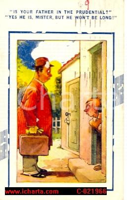 Cartolina originale da collezione 1947 BAMFORTH COMIC Cartolina illustrata umoristica VG 1