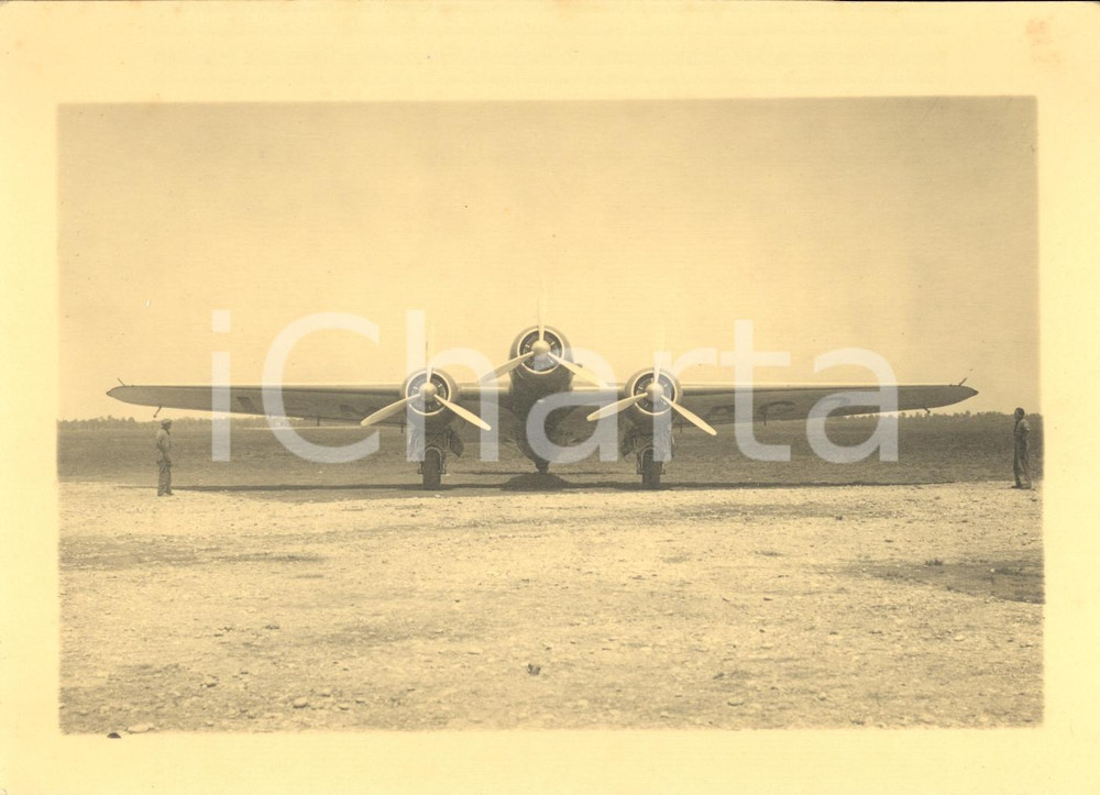 Fotografia d'epoca originale 1935 AERONAUTICA Savoia Marchetti S.79 I-MAGO Alfa Romeo - Fotografia 1