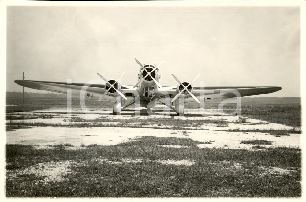 Fotografia d'epoca originale 1934 AERONAUTICA Savoia Marchetti SM 81 Pipistrello - Foto prototipo 1