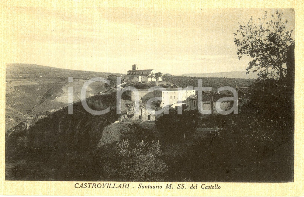 Cartolina originale da collezione 1940 ca CASTROVILLARI CS Santuario MADONNA del CASTELLO Cartolina FP NV 1