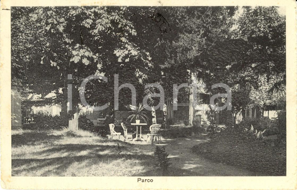 Cartolina originale da collezione 1925 TORINO Parco della COLONIA DELLA SALUTE a CAVORETTO *Cartolina FP VG 1