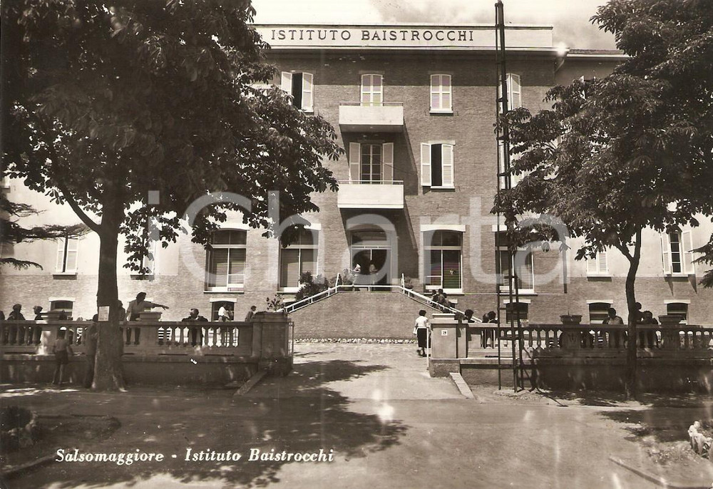 Cartolina originale da collezione 1960 SALSOMAGGIORE TERME PR Istituto termale BAISTROCCHI Cartolina ANIMATA 1