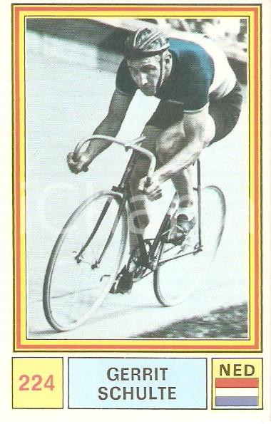 Oggetto da collezione cartaceo PANINI  SPRINT 1971 Figurina valida Gerrit SCHULTE n. 224 Ciclismo 1