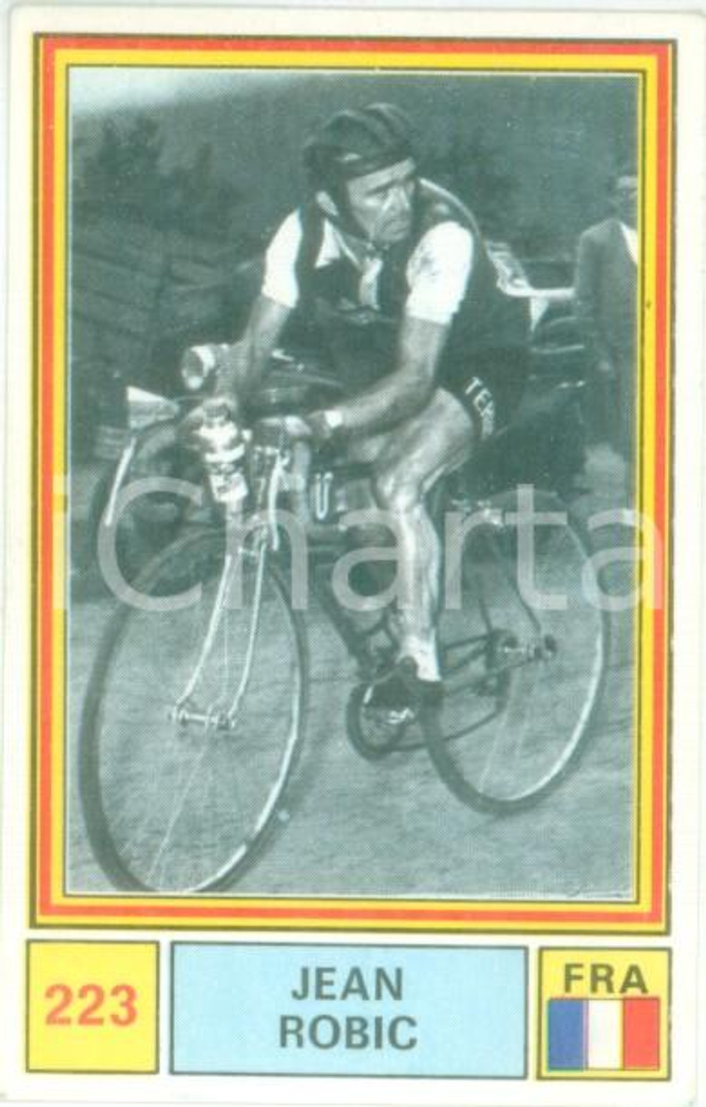 Oggetto da collezione cartaceo PANINI - SPRINT 1971 Figurina Jean ROBIC n. 223 Ciclismo FRANCIA 1