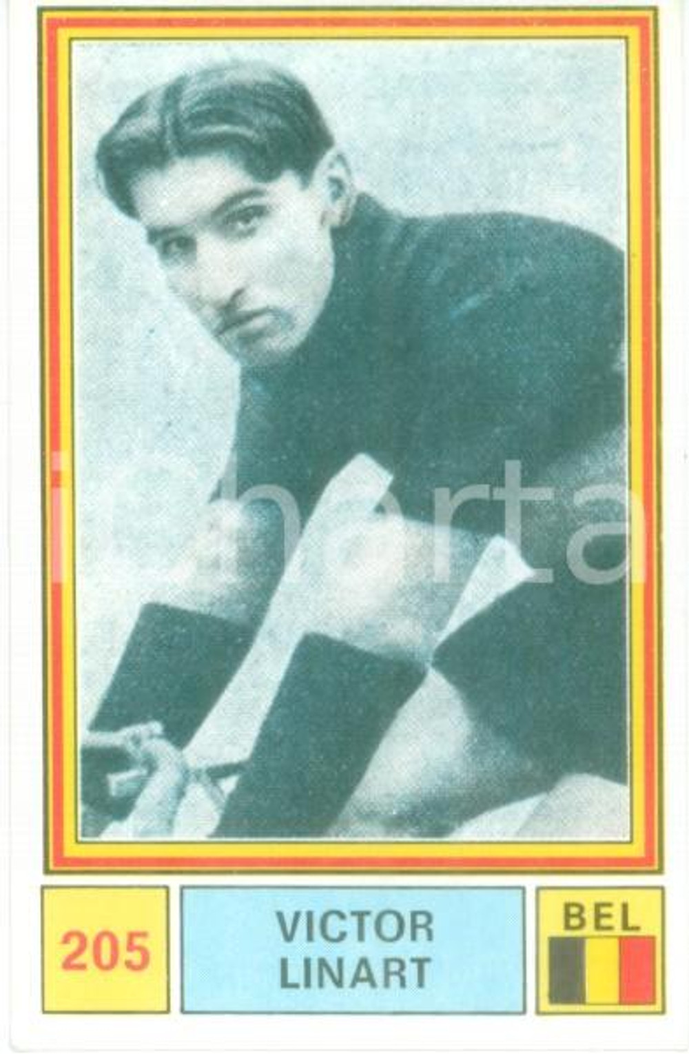 Oggetto da collezione cartaceo PANINI - SPRINT 1971 Figurina valida Victor LINART n. 205 Ciclismo BELGIO 1
