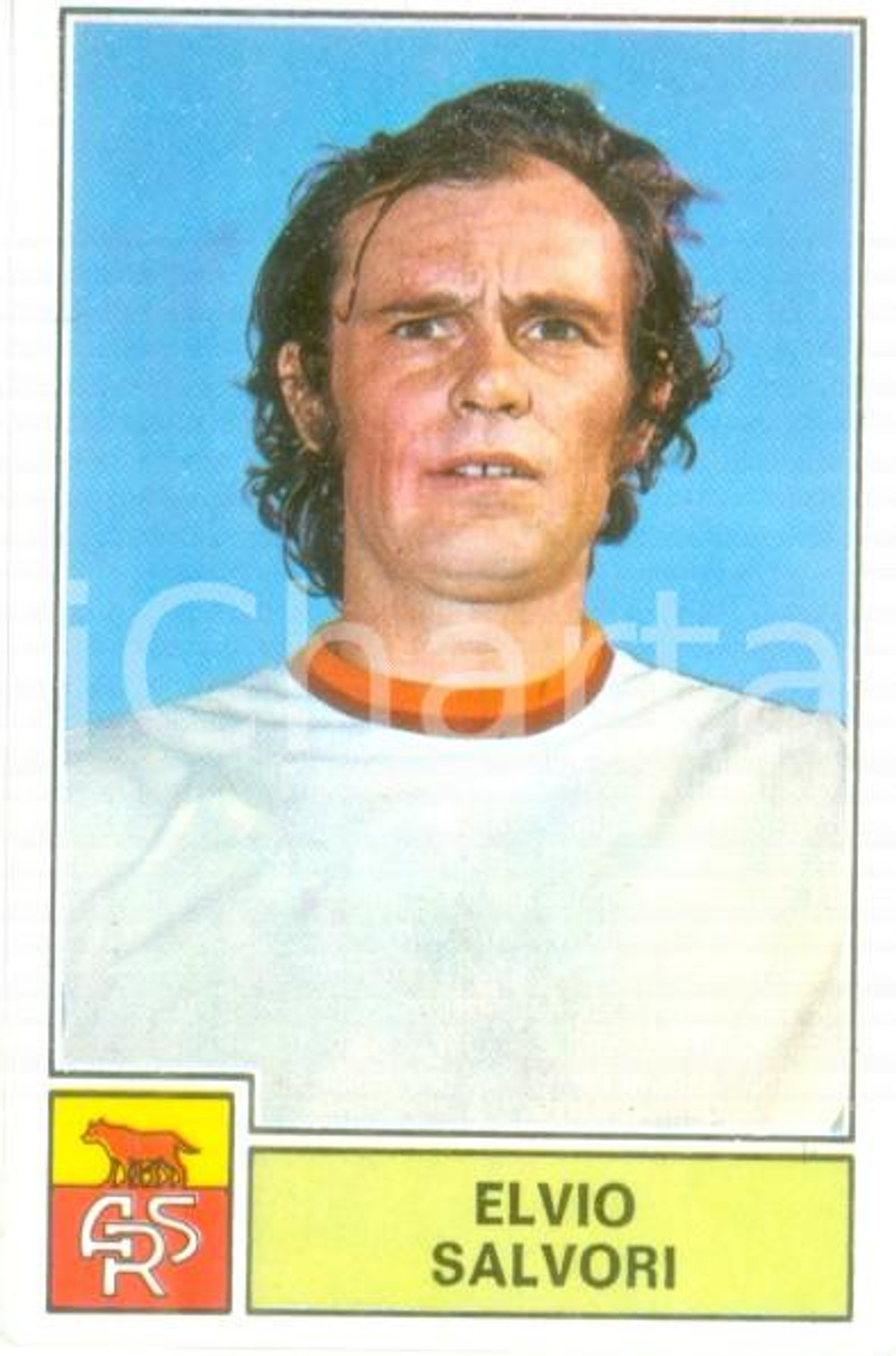 Oggetto da collezione cartaceo PANINI - CALCIATORI 1971 - 1972 Figurina Elvio SALVORI Serie A ROMA 1