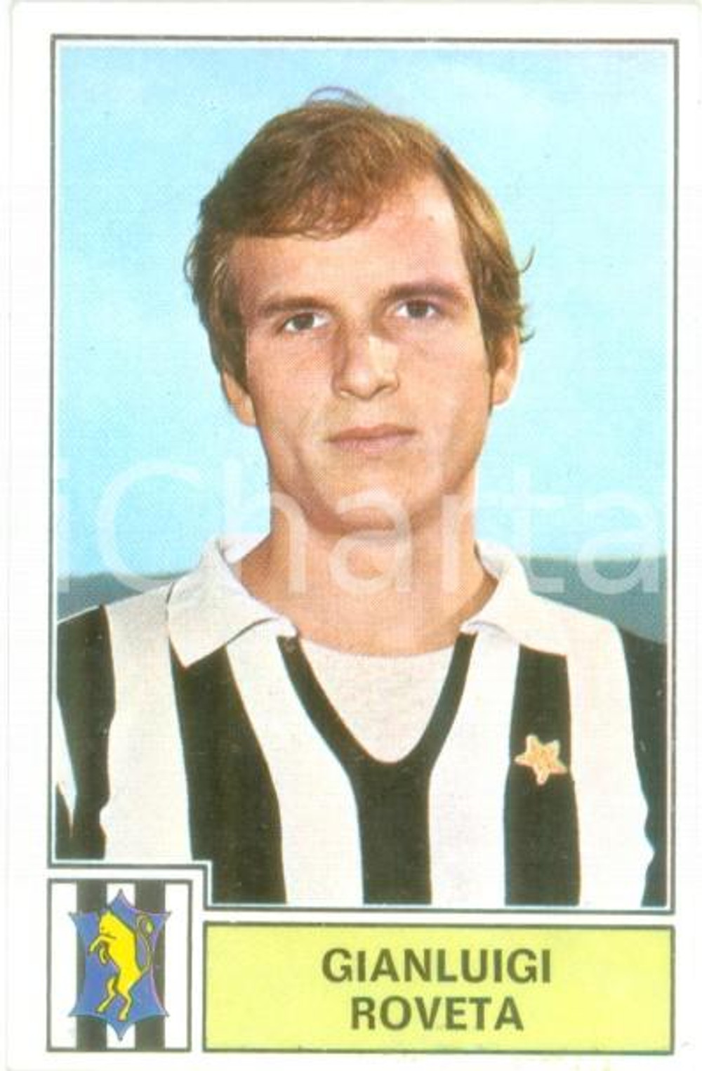 Oggetto da collezione cartaceo PANINI - CALCIATORI 1971 - 1972 Figurina Gianluigi ROVETA Serie A JUVENTUS 1