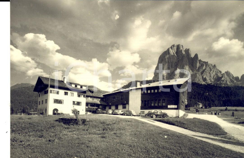 Cartolina originale da collezione 1954 SANTA CRISTINA (BZ) Sporthotel MONTE PANA *Cartolina a Nino PIVETTA 1