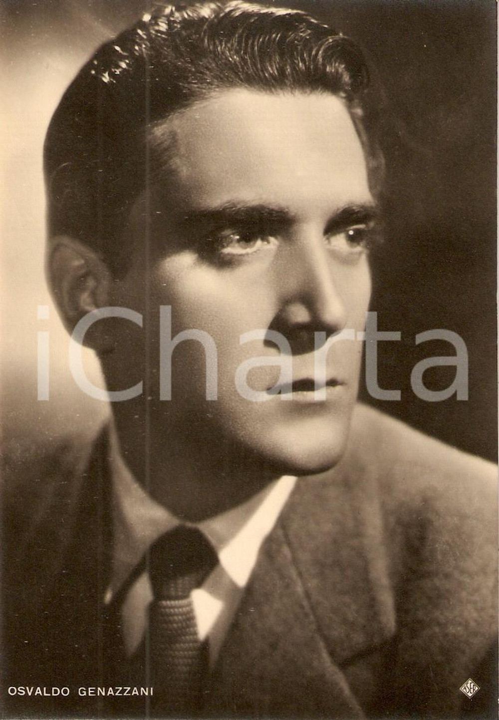 Cartolina originale da collezione 1943 LA CASA SUL FIUME Osvaldo GENAZZANI Foto seriale ASER 1