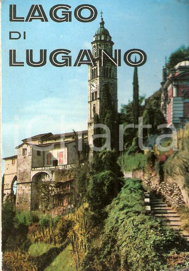 Fotografia d epoca originale 1955 ca LAGO DI LUGANO Melide MORCOTE Campione d Italia 8 fotografie seriali 1