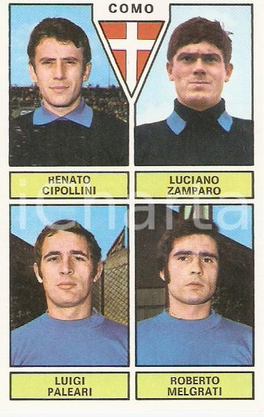 Oggetto da collezione cartaceo PANINI  CALCIATORI 19711972 Figurina COMO Cipollini Zamparo Paleari Melgrati 2 1