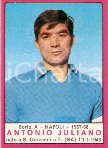 Oggetto da collezione cartaceo PANINI  CALCIATORI 1967  1968 Figurina Antonio JULIANO Serie A NAPOLI 1