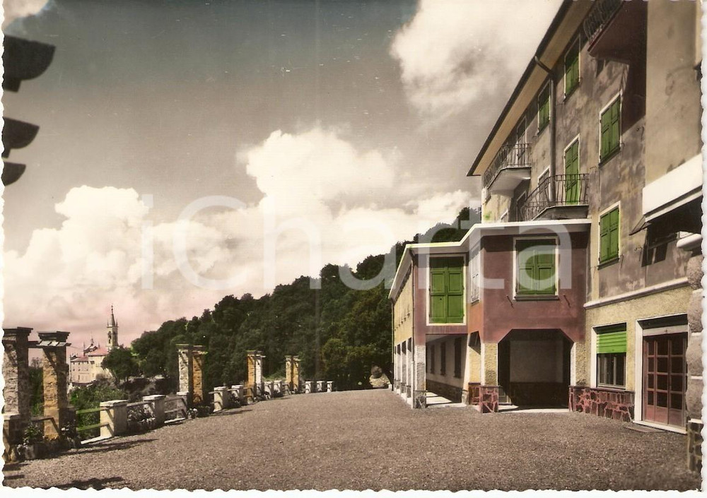 Cartolina originale da collezione 1960 ca RAPALLO GE Santuario di MONTALLEGRO Casa del Pellegrino Cartolina FG 1