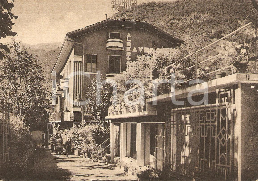 Cartolina originale da collezione 1950 ca VERNANTE CN Albergo AURORA Valle Vermenagna Cartolina FG NV 1