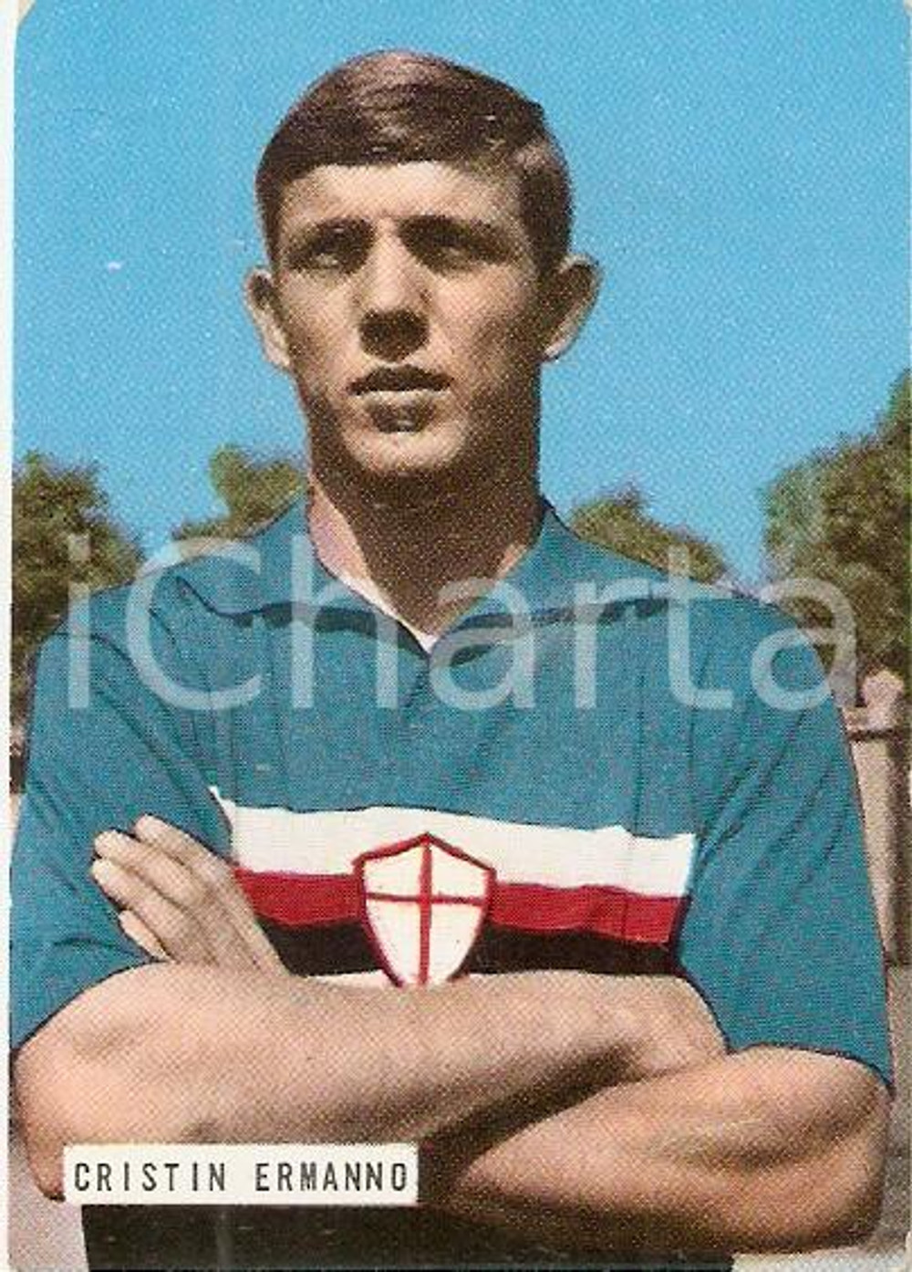 Oggetto da collezione cartaceo EDIZIONI FOTO CALCIO CALCIATORI 1965 1966 Figurina Ermanno CRISTIN 180 SAMPDORIA 1