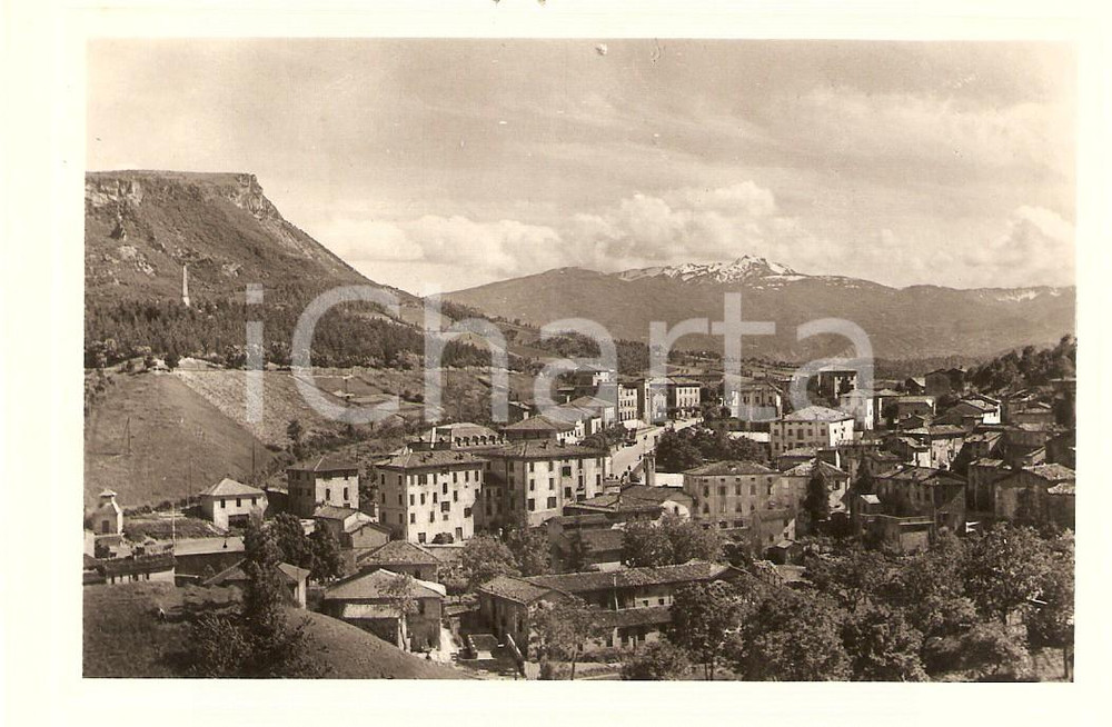 Cartolina originale da collezione 1956 CASTELNOVO NE' MONTI (RE) Panorama con gli APPENNINI *Cartolina FP VG 1