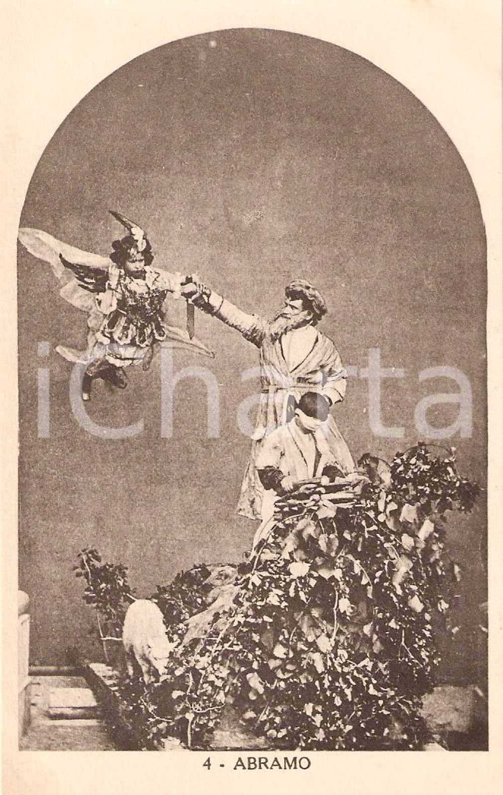 Cartolina originale da collezione 1930 ca CAMPOBASSO Sagra dei Misteri ABRAMO *Cartolina n. 4 1