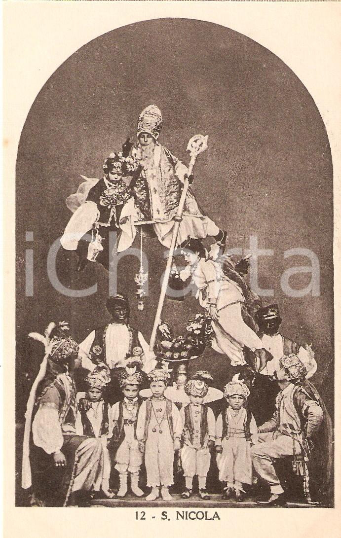 Cartolina originale da collezione 1930 ca CAMPOBASSO Sagra dei Misteri SAN NICOLA Cartolina n. 12 1