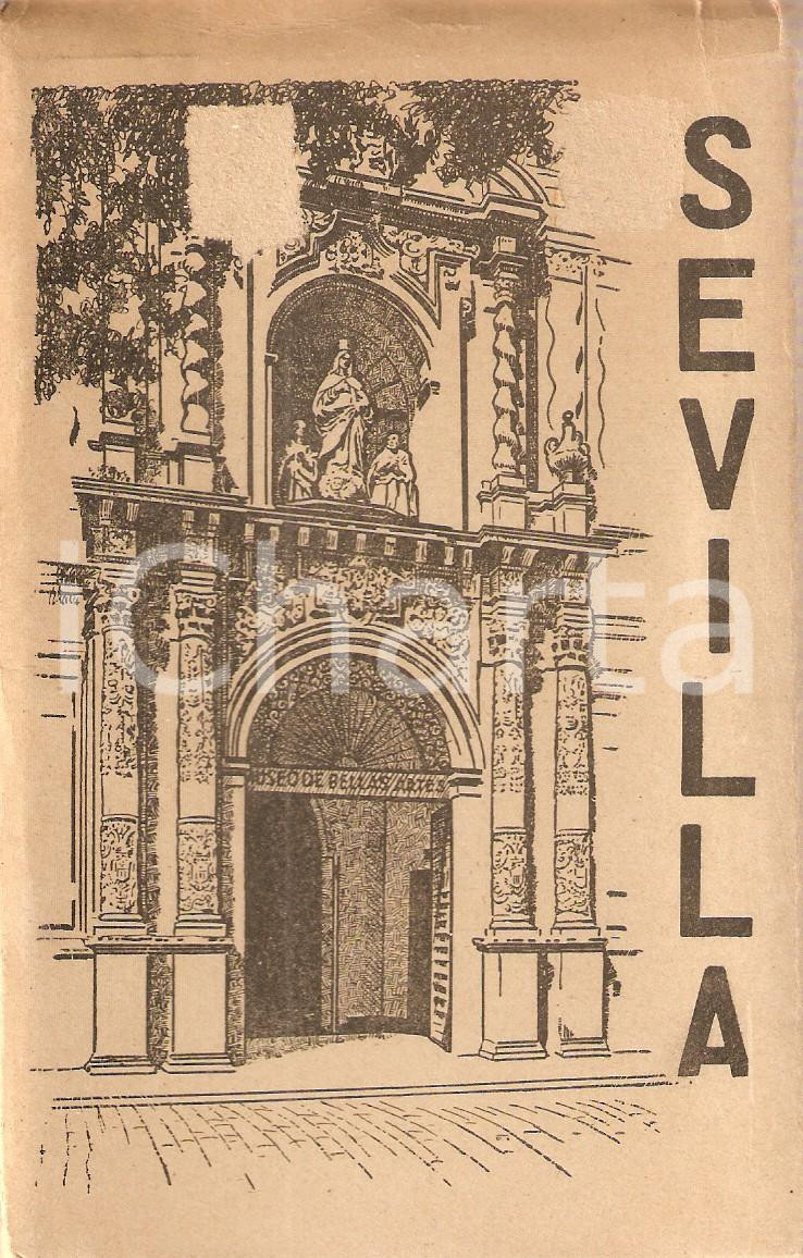 Cartolina originale da collezione 1940 ca SEVILLA ESPANA Museo Provincial de Bellas Artes Album 10 cartoline 1