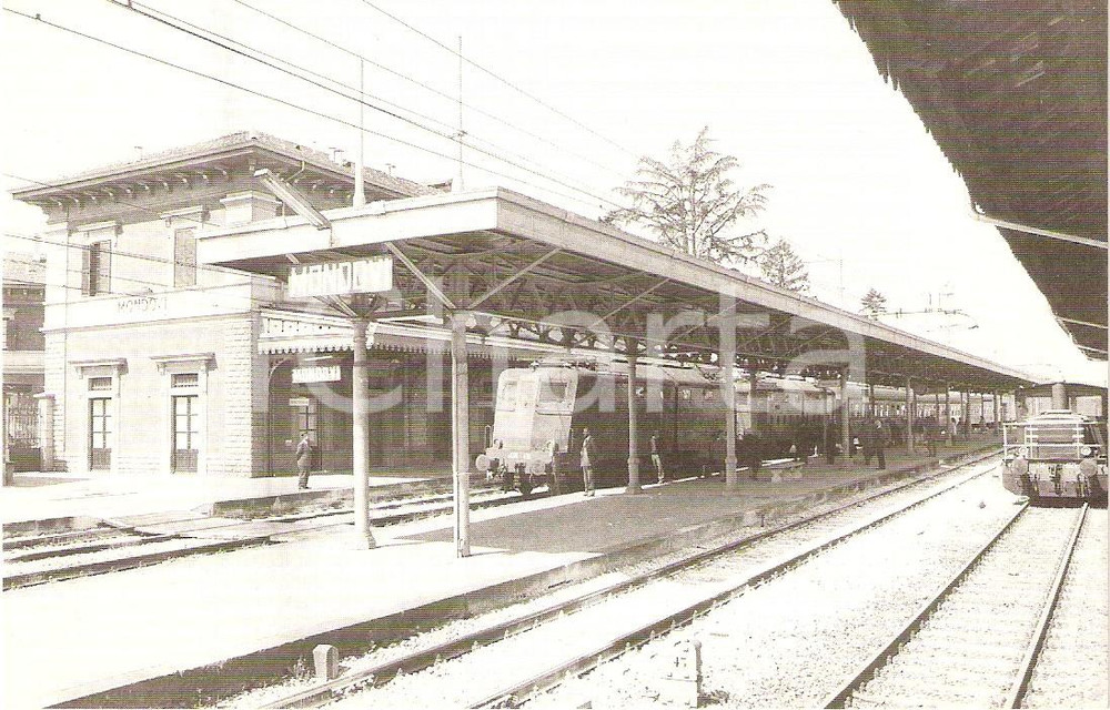 Cartolina originale da collezione 1974 MONDOVI  CN Stazione Cartolina Centenario ferrovia TORINO  SAVONA FP NV 1