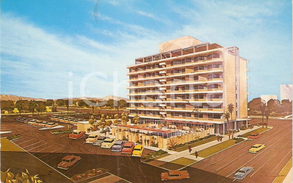 Cartolina originale da collezione 1960 ca PHOENIX  ARIZONA USA The Coronet Hotel Cartolina ILLUSTRATA FP NV 1