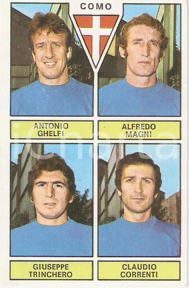 Oggetto da collezione cartaceo PANINI  CALCIATORI 1971  1972 Figurina COMO Ghelfi Magni Trinchero Correnti 1 1
