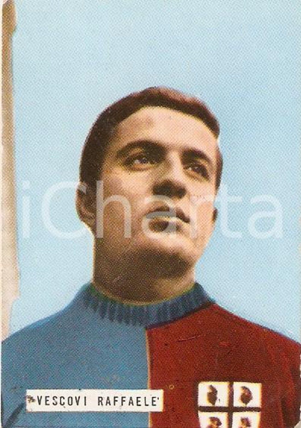 Oggetto da collezione cartaceo EDIZIONI FOTO CALCIO - CALCIATORI 1965 - 1966 Figurina Raffaele VESCOVI n. 44 1