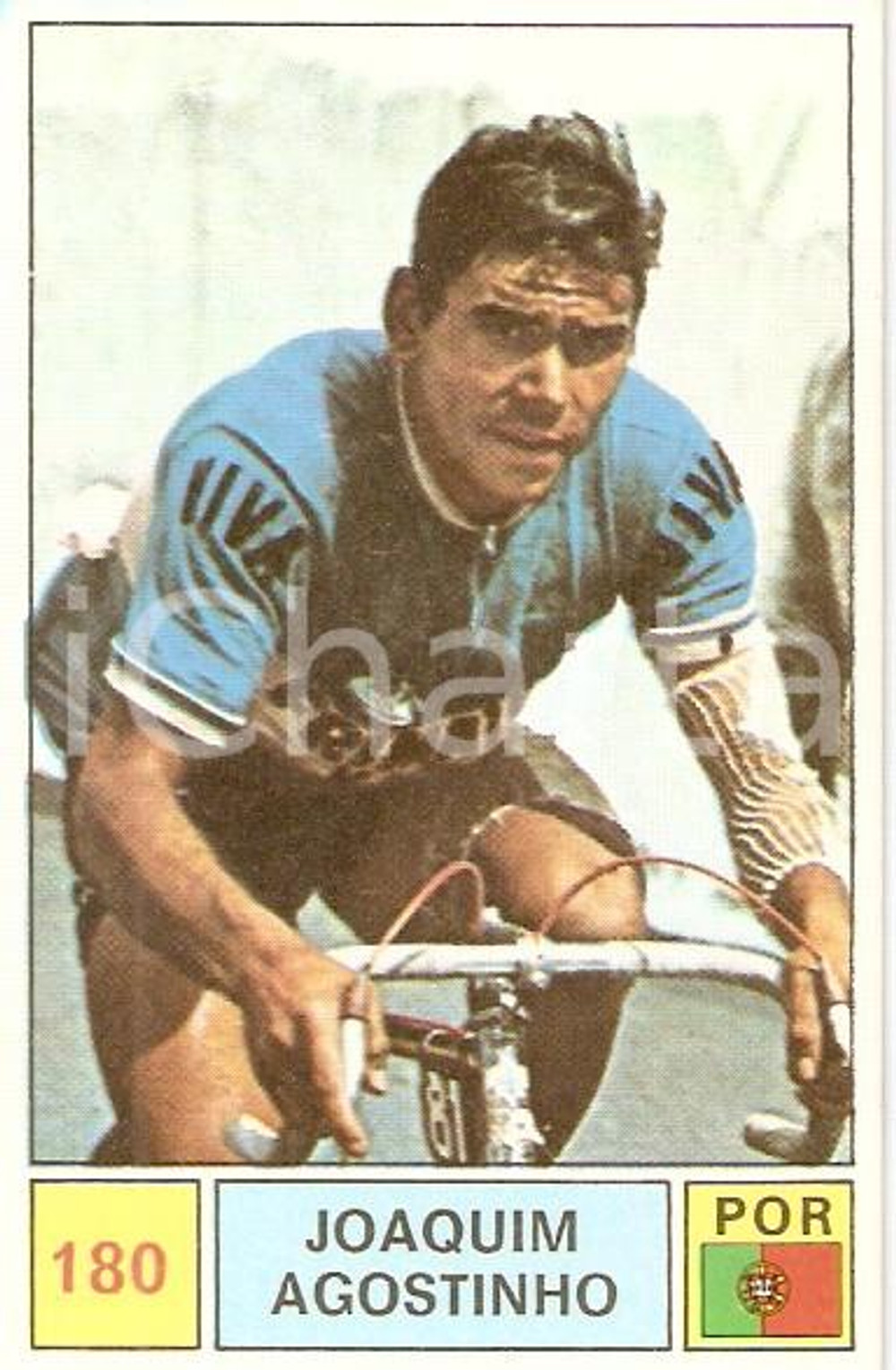 Oggetto da collezione cartaceo PANINI  SPRINT 1971 Figurina valida Joaquim AGOSTINHO n. 180 Ciclismo 1