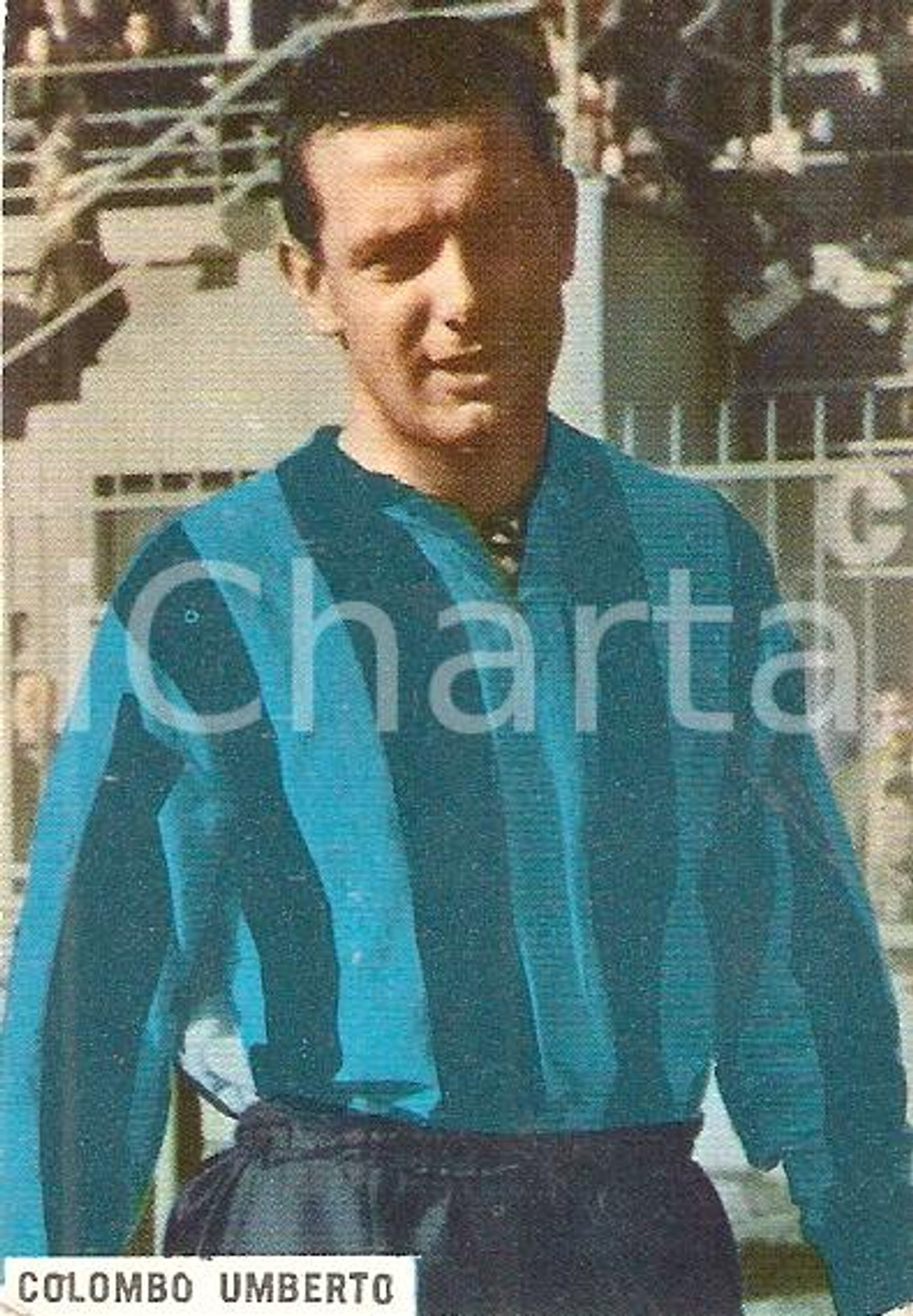 Oggetto da collezione cartaceo EDIZIONI FOTO CALCIO - 1965-1966 Figurina Umberto COLOMBO 4 ATALANTA (2) 1