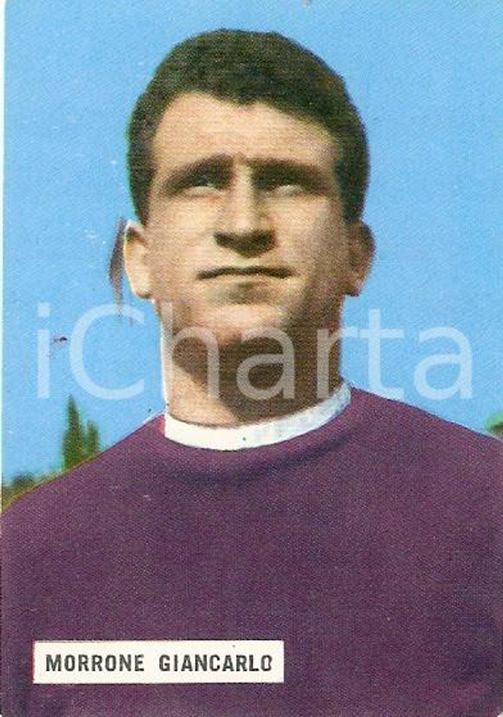 Oggetto da collezione cartaceo EDIZIONI FOTO CALCIO - CALCIATORI - 1965 1966 Figurina Giancarlo MORRONE n. 76 1