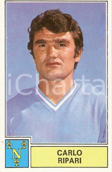 Oggetto da collezione cartaceo PANINI  CALCIATORI 1971  1972 Figurina Carlo RIPARI Serie A NAPOLI 1