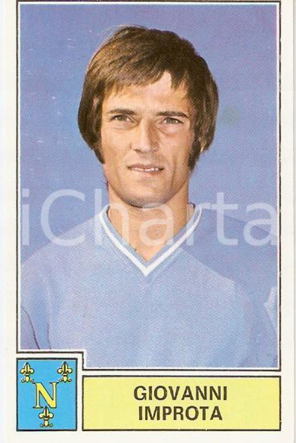 Oggetto da collezione cartaceo PANINI - CALCIATORI 1971 - 1972 Figurina Giovanni IMPROTA Serie A NAPOLI 1