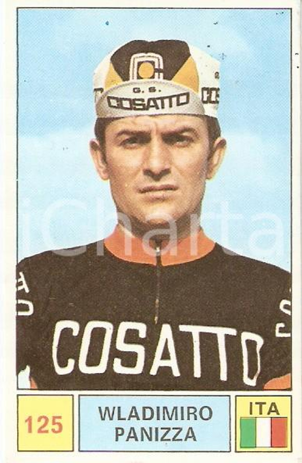 Oggetto da collezione cartaceo PANINI - SPRINT 1971 Figurina Wladimiro PANIZZA n. 125 Ciclismo Sponsor COSATTO 1