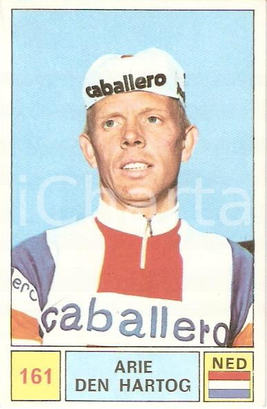 Oggetto da collezione cartaceo PANINI  SPRINT 1971 Figurina valida Arie DEN HARTOG n. 161 Ciclismo CABALLERO 1