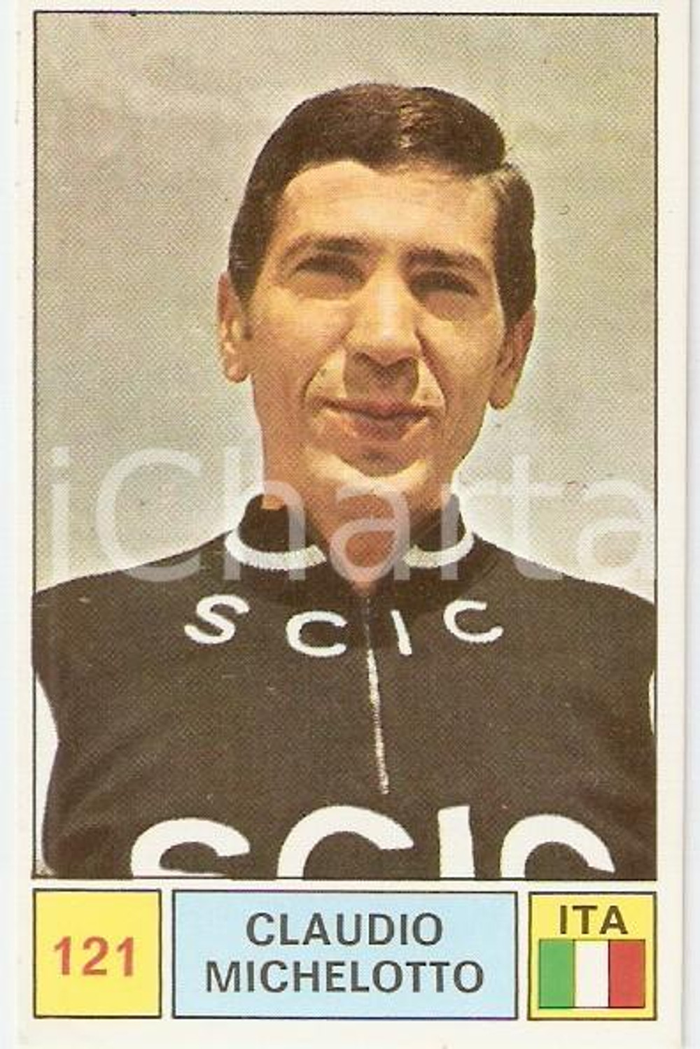 Oggetto da collezione cartaceo PANINI SPRINT 1971 Figurina Claudio MICHELOTTO 121 Ciclismo *Sponsor SCIC 1